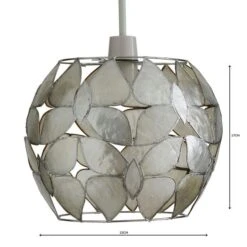 Butterfly Capiz Easy Fit Pendant Shade 7 Butterfly Capiz Easy Fit Pendant Shade -ELEND SHOP 1000018784 alt04
