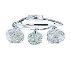 Cecilie 3 Light Crystal Semi Flush Ceiling Light 13 Cecilie 3 Light Crystal Semi Flush Ceiling Light -ELEND SHOP 1000119787 alt05