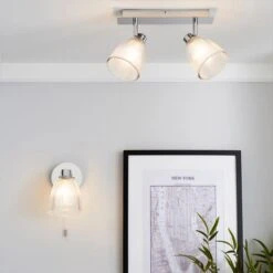 Bremont Ribbed Glass Bathroom Wall Light -ELEND SHOP 1000157768 alt08