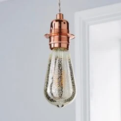 Dunelm 4W ST64 ES LED Crackle Bulb -ELEND SHOP 1000158629 alt03