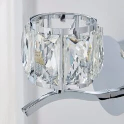 Kleio Glass Chrome Wall Light 9 Kleio Glass Chrome Wall Light -ELEND SHOP 1000158744 alt02
