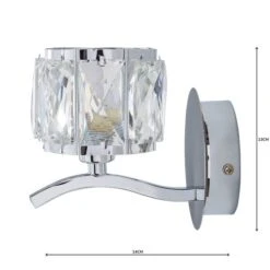 Kleio Glass Chrome Wall Light 11 Kleio Glass Chrome Wall Light -ELEND SHOP 1000158744 alt04