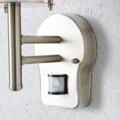 Derek PIR Sensor Glass Steel Outdoor Wall Light 9 Derek PIR Sensor Glass Steel Outdoor Wall Light -ELEND SHOP 1000158750 alt03