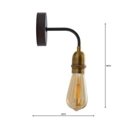Marsden Antique Brass Industrial Wall Light 11 Marsden Antique Brass Industrial Wall Light -ELEND SHOP 1000158761 alt04