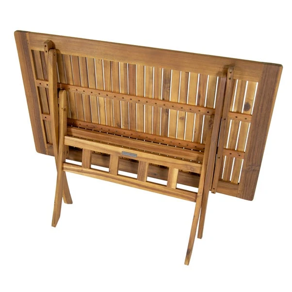 Acacia 4 Seater Rectangular Dining Set 4 Acacia 4 Seater Rectangular Dining Set - Image 4