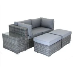 Multifunctional 2 Seater Grey Lounger Set -ELEND SHOP 1000162687 alt04