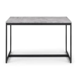 Staten 4 Seater Rectangular Dining Table With 2 Benches, Grey -ELEND SHOP 1000163875 alt02