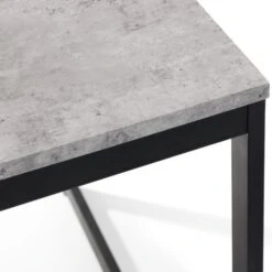 Staten 4 Seater Rectangular Dining Table With 2 Benches, Grey -ELEND SHOP 1000163875 alt07