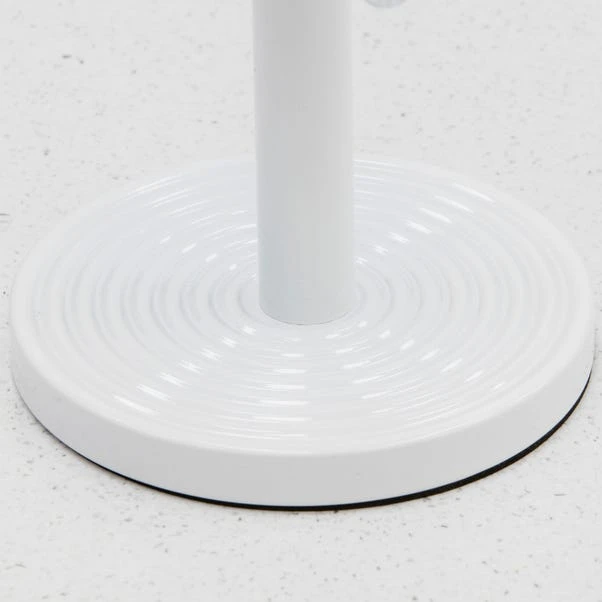 Tower Linear White & Rose Gold Mug Tree & Kitchen Roll Holder Set 2 Tower Linear White & Rose Gold Mug Tree & Kitchen Roll Holder Set - Image 2