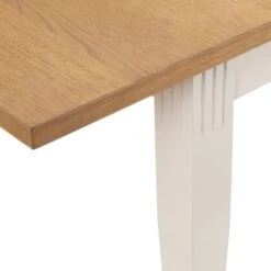 Davenport 4-6 Seater Rectangular Extendable Dining Table, Off White -ELEND SHOP 1000169314 alt03