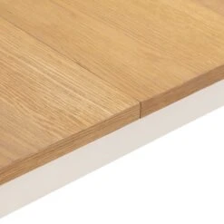 Davenport 4-6 Seater Rectangular Extendable Dining Table, Off White -ELEND SHOP 1000169314 alt04