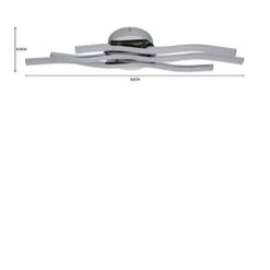 Ripple Integrated LED Bathroom Flush Ceiling Light -ELEND SHOP 1000182543 alt07