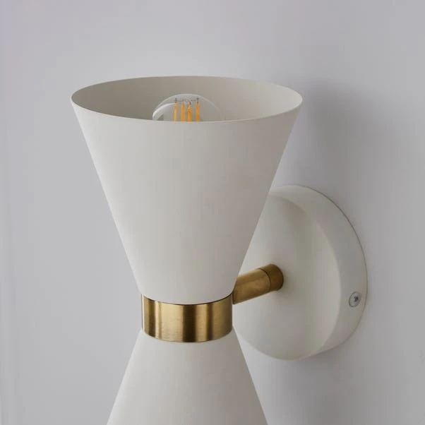 Archie Retro Head Dual Lit Wall Light 3 Archie Retro Head Dual Lit Wall Light - Image 3