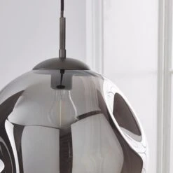 Alexis DimpIed Glass Large Pendant Light 10 Alexis DimpIed Glass Large Pendant Light -ELEND SHOP 1000183042 alt02