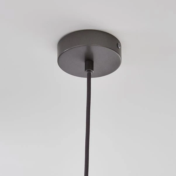 Alexis DimpIed Glass Large Pendant Light 4 Alexis DimpIed Glass Large Pendant Light - Image 4