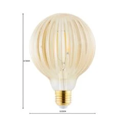Status Bardot 4W ES Ribbed Pumpkin Amber Glass Bulb 10 Status Bardot 4W ES Ribbed Pumpkin Amber Glass Bulb -ELEND SHOP 1000183066 alt07