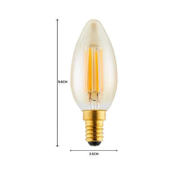 Status Florence 4W SES Candle Dimmable Bulb 4 Status Florence 4W SES Candle Dimmable Bulb - Image 4