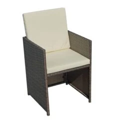 Cannes 8 Seater Brown Cube Set -ELEND SHOP 1000184029 alt04