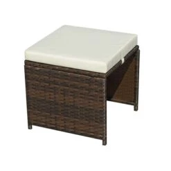 Cannes 8 Seater Brown Cube Set -ELEND SHOP 1000184029 alt05