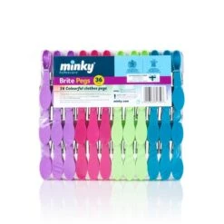 Minky Pack Of 36 Brites Pegs
