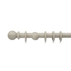 Swish Romantica Fixed Wooden Curtain Pole With Rings 5 Swish Romantica Fixed Wooden Curtain Pole With Rings -ELEND SHOP 30181087