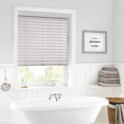 50mm Slats Limed White Venetian Blind -ELEND SHOP 30215323 alt03