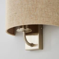 Preston Ivory Linen Shaded Wall Light 11 Preston Ivory Linen Shaded Wall Light -ELEND SHOP 30274337 alt02