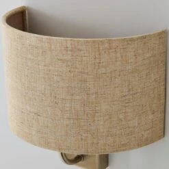 Preston Ivory Linen Shaded Wall Light 12 Preston Ivory Linen Shaded Wall Light -ELEND SHOP 30274337 alt03