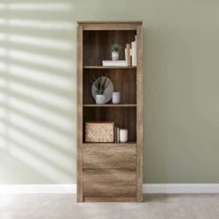 Canyon Bookcase, Oak