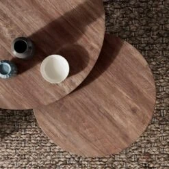 Fulton Coffee Nest Of Tables, Pine Effect -ELEND SHOP 30569979 alt02