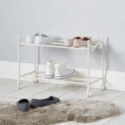 Cream Shoe Rack