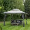 Pop Up 4m X 4m Grey Gazebo