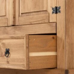 Corona Double 1 Drawer Wardrobe, Pine -ELEND SHOP 30606987 alt06