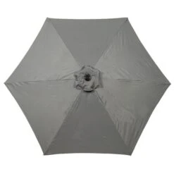 2.5m Brushed Aluminium Crank And Tilt Parasol -ELEND SHOP 30649986 alt04
