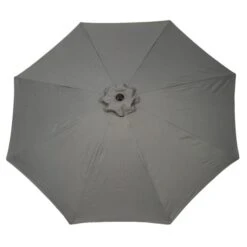 3m Royal Craft Brushed Aluminium Crank And Tilt Parasol -ELEND SHOP 30649992 alt03