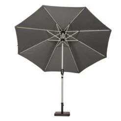 3m Royal Craft Brushed Aluminium Crank And Tilt Parasol -ELEND SHOP 30649992 alt04
