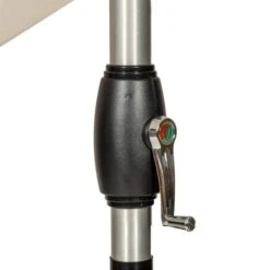 3m Royal Craft Brushed Aluminium Crank And Tilt Parasol -ELEND SHOP 30650086 alt02