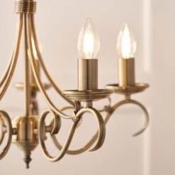 Vogue Bernice Candelabra 5 Light Chandelier -ELEND SHOP 30671118 alt05