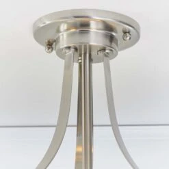 Vogue Welles 3 Light Semi Flush Ceiling Light -ELEND SHOP 30671153 alt02