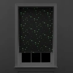Glow In The Dark Stars Cordless Blackout Roller Blind -ELEND SHOP 30672564 alt06