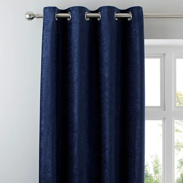 Chenille Eyelet Curtains 1 Chenille Eyelet Curtains