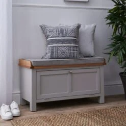 Bromley Storage Bench With Cushion