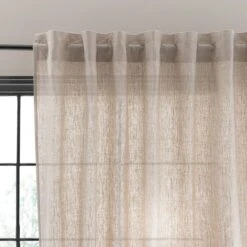 Cartmel Hidden Tab Top Single Voile Panel -ELEND SHOP 30688048