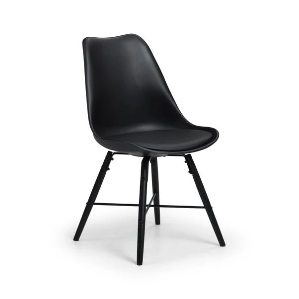 Kari Set Of 2 Dining Chairs, Faux Leather 10 Kari Set Of 2 Dining Chairs, Faux Leather - Image 10