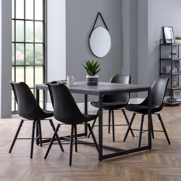 Kari Set Of 2 Dining Chairs, Faux Leather 12 Kari Set Of 2 Dining Chairs, Faux Leather - Image 12