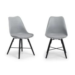 Kari Set Of 2 Dining Chairs, Faux Leather 16 Kari Set Of 2 Dining Chairs, Faux Leather -ELEND SHOP 30690013
