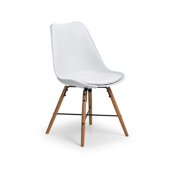 Kari Set Of 2 Dining Chairs, Faux Leather 2 Kari Set Of 2 Dining Chairs, Faux Leather - Image 2