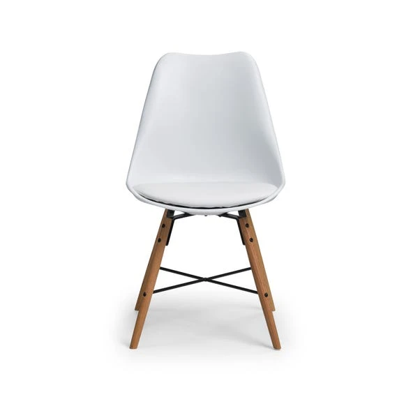 Kari Set Of 2 Dining Chairs, Faux Leather 3 Kari Set Of 2 Dining Chairs, Faux Leather - Image 3