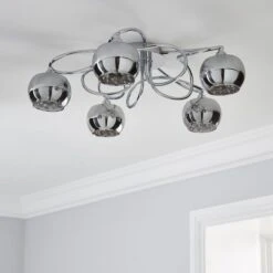 Seychelles 5 Light Flush Ceiling Light -ELEND SHOP 30690629 alt01