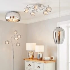 Seychelles 5 Light Flush Ceiling Light -ELEND SHOP 30690629 alt05